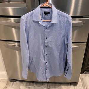 Zara blue collar shirt